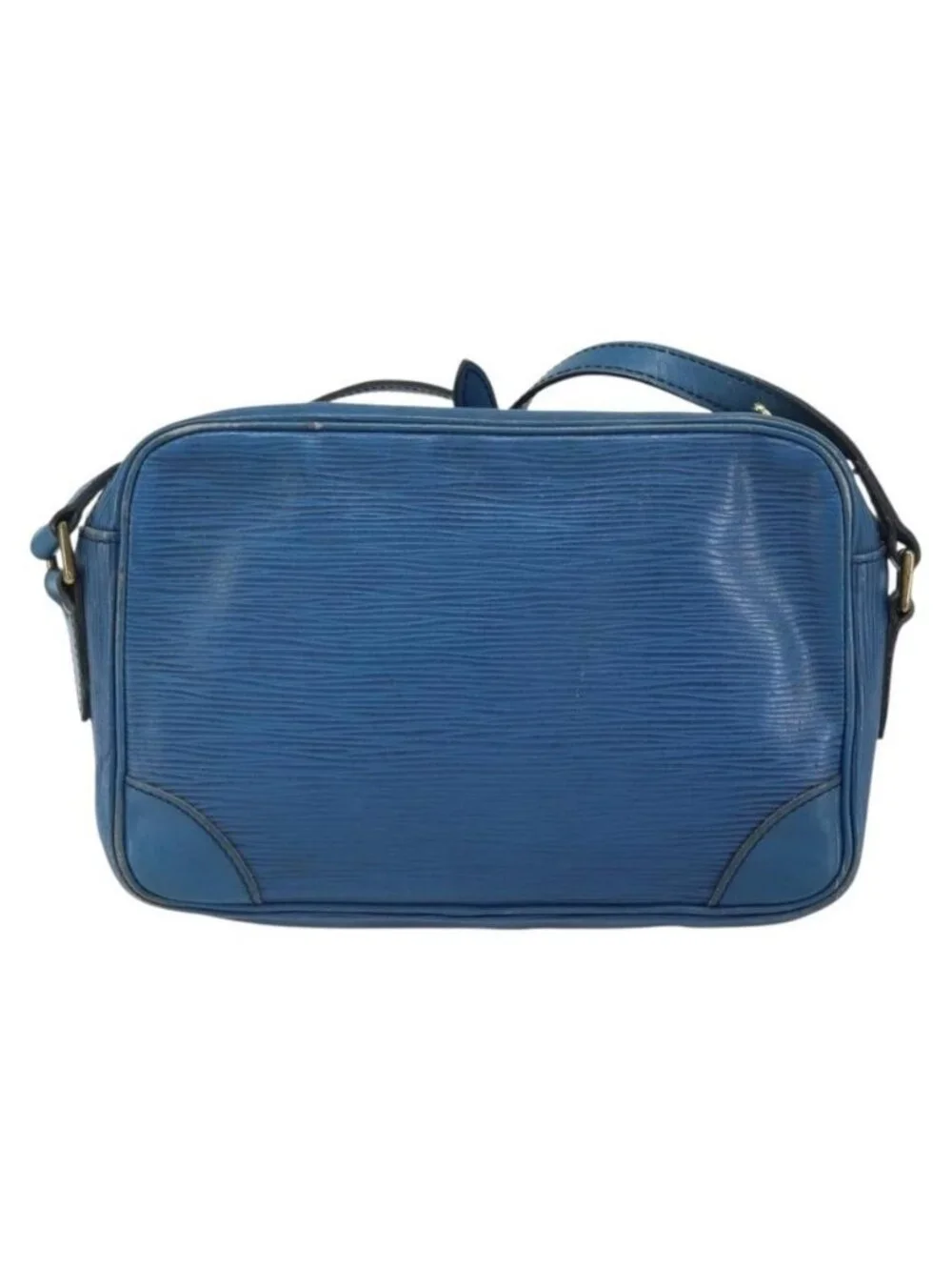 Authentic LOUIS VUITTON Epi Trocadero 23 Shoulder Bag Blue M52305 LV